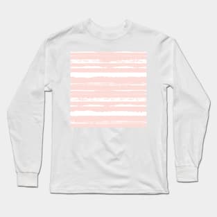 Blush Summer Stripes Long Sleeve T-Shirt